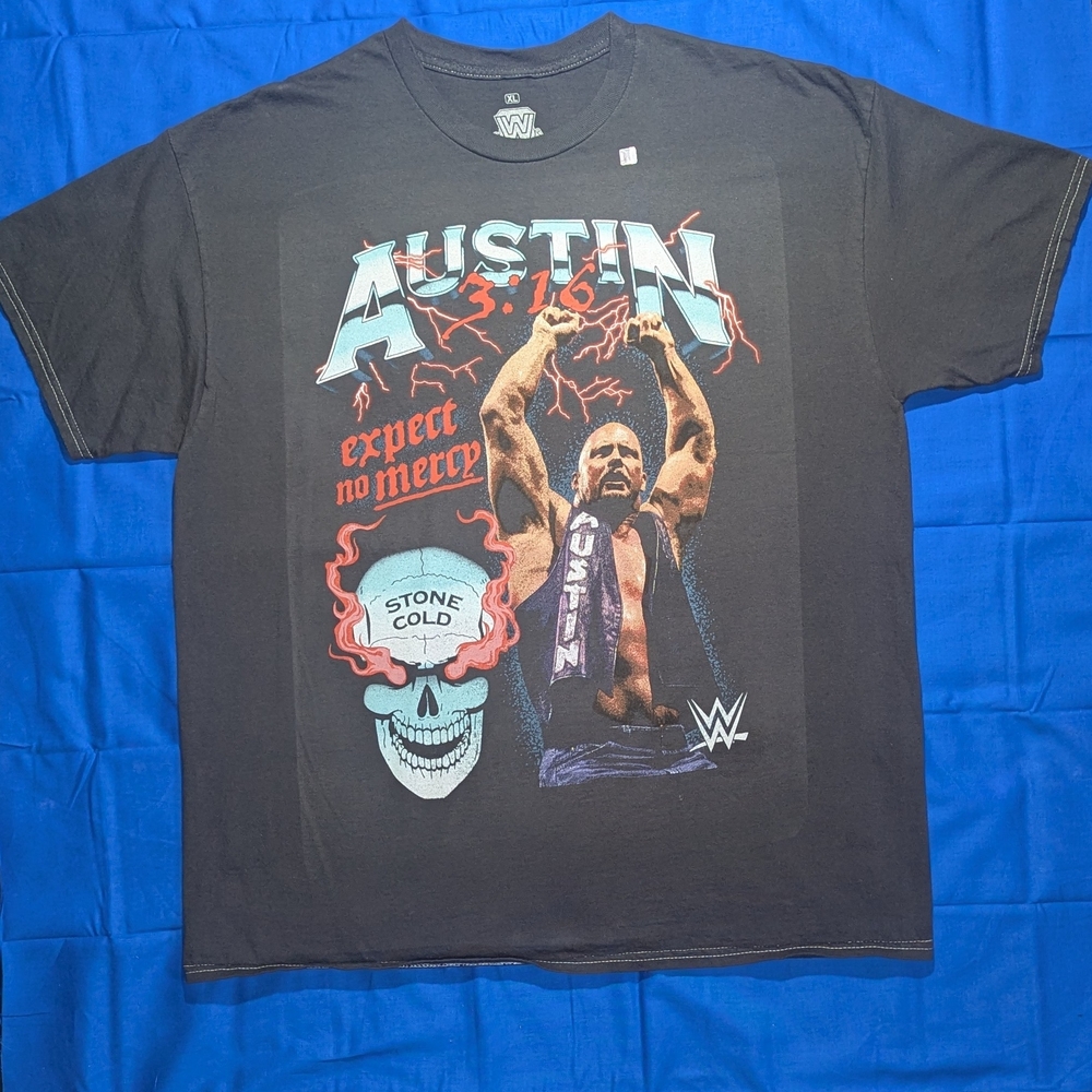 WWE Black Graphic T-Shirt